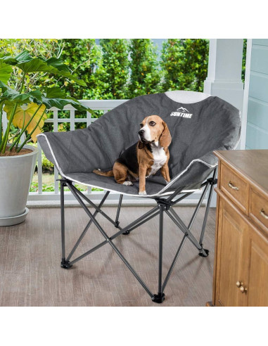 Silla Plegable Suntime ST203AFT-5 Acolchada para Camping