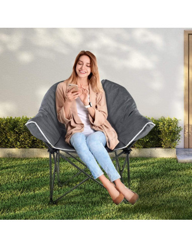 Silla Plegable Suntime ST203AFT-5 Acolchada para Camping