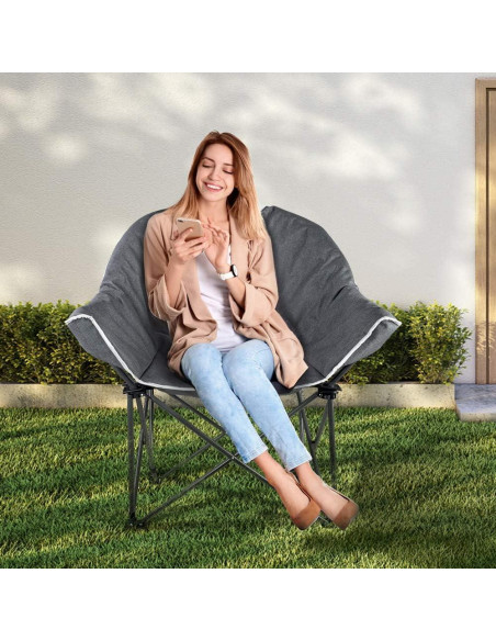 Silla Plegable Suntime ST203AFT-5 Acolchada para Camping