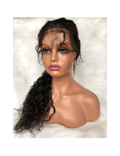 Cabeza de maniquí femenino Voloria con hombros y maquillaje 2