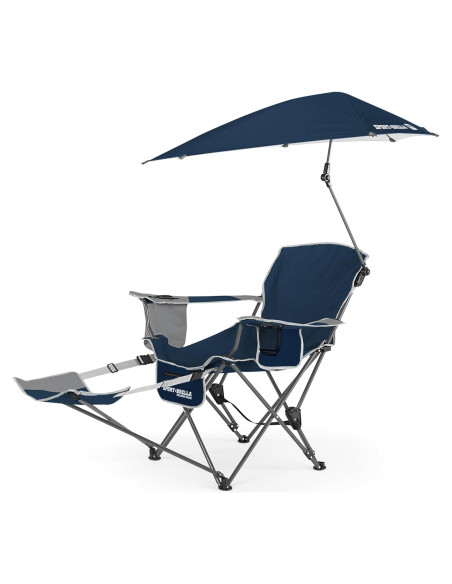 Silla Reclinable Sport-Brella con Paraguas UPF 50+ Azul Silla Reclinable Sport-Brella con Paraguas UPF 50+ Azul