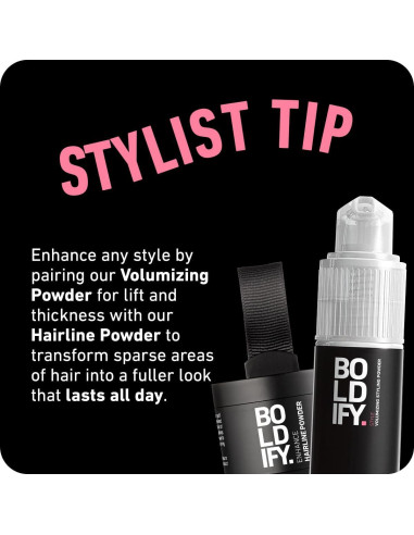 Polvo Voluminizador para Cabello Boldify - 11g - Sin Residuos