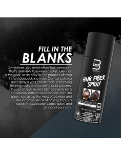 Spray de Fibra Capilar LV3 Nivel 3 - Cubre Cabello Ralo 2