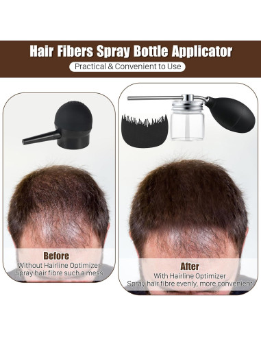 Botella Spray Fibra Capilar Hohean Portátil 13x7cm