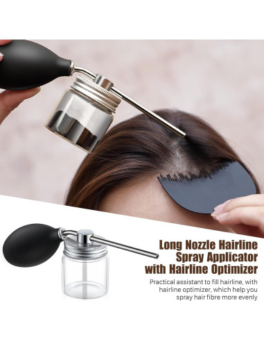 Botella Spray Fibra Capilar Hohean Portátil 13x7cm