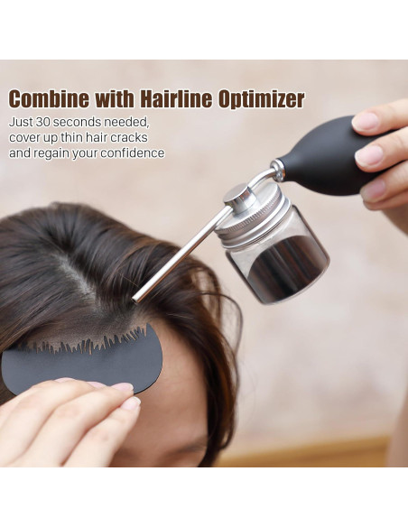 Botella Spray Fibra Capilar Hohean Portátil 13x7cm