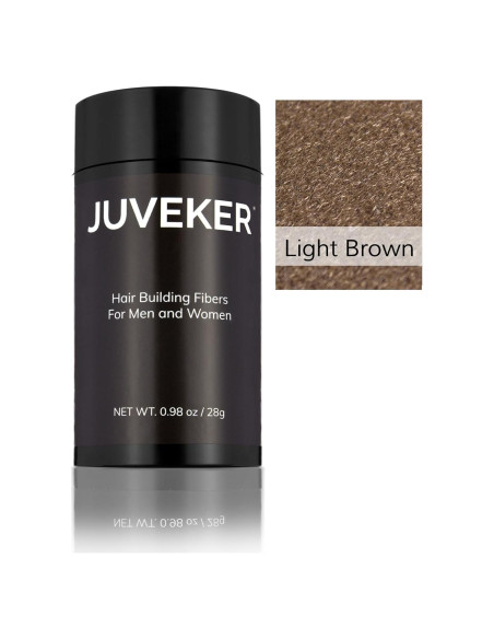 Fibras para Cabello JUVEKER 28g Ocultan Calvas y Ralo
