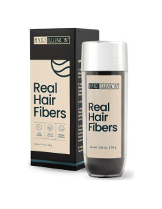 Fibras de Cabello Real Hair Illusion Negro 38g - Natural