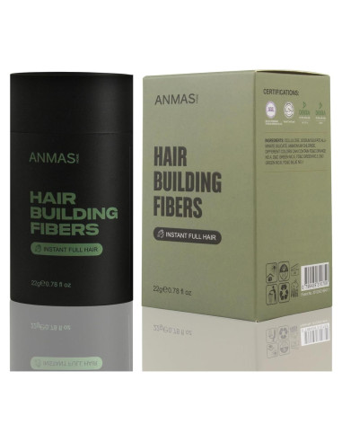 Fibra para Cabello Anmas Home Negra 22g Volumen Instantáneo