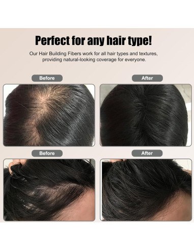 Fibra para Cabello Anmas Home Negra 22g Volumen Instantáneo