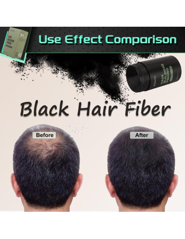 Fibra para Cabello Anmas Home Negra 22g Volumen Instantáneo