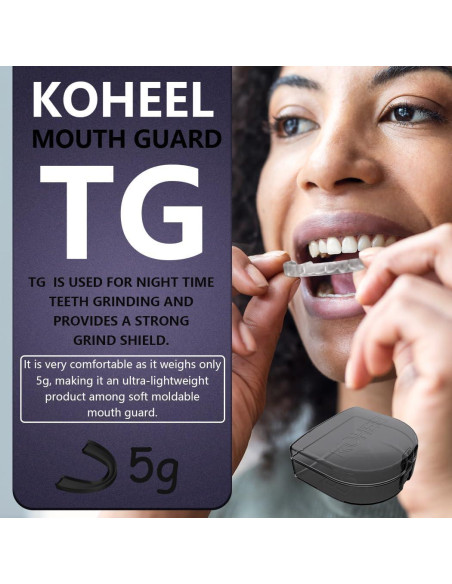Protector Bucal KOHEEL TG para Bruxismo - 5 Unidades