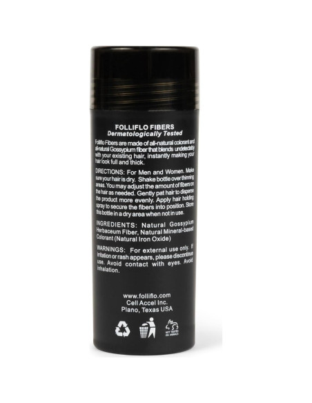Folliflo Fibra Capilar Cell Accel - Rellenador Marrón Oscuro