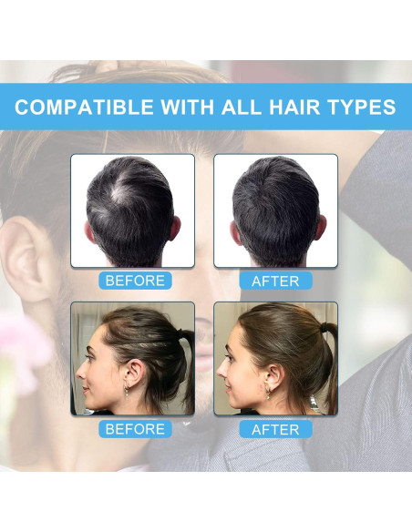 Fibras para Cabello SHIFAKOU 27.5g Negro - Aplicador Spray