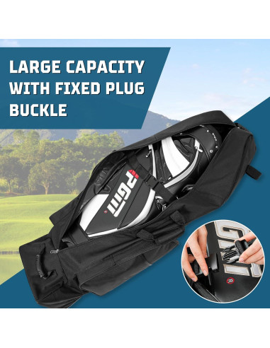 Bolsa de Viaje para Golf DAREKUKU con Ruedas y 8 Bolsillos