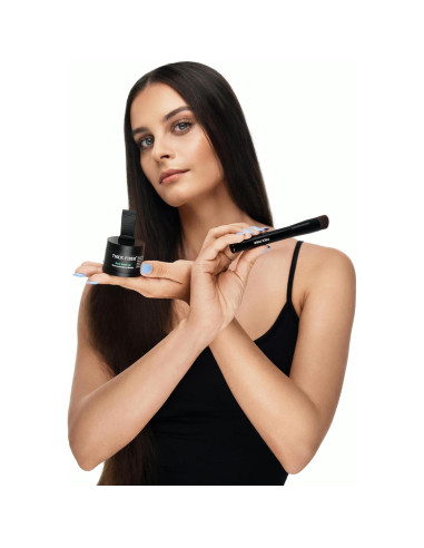Polvo Retoque Raíces THICK FIBER - Set Cabello Fino Negro
