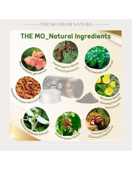 THE MO Fibra para Cabello 30g - Grosor Instantáneo Marrón