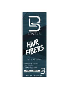 Fibra Capilar LV3 Marrón - Cobertura Natural y Gruesa