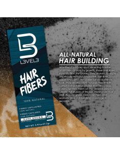 Fibra Capilar LV3 Marrón - Cobertura Natural y Gruesa 2
