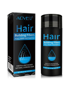 Fibra Capilar Aliver - Negro - 28.35g - Cabello Grueso