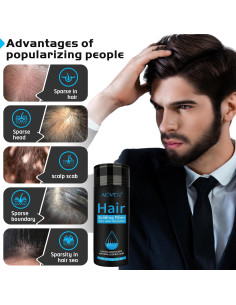 Fibra Capilar Aliver - Negro - 28.35g - Cabello Grueso 2