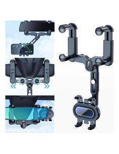 Soporte para Teléfono de Coche FONKEN Ajustable 360 Universal