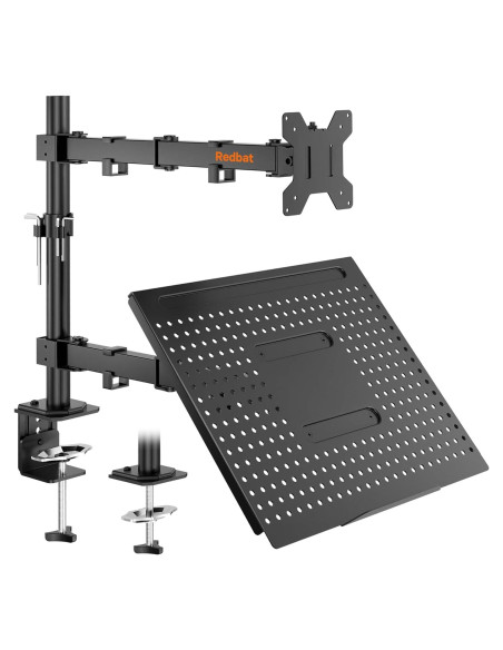 Soporte de Monitor Ajustable Redbat RBMDM001B-LT para 13-32"