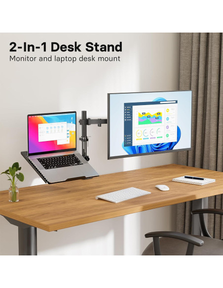 Soporte de Monitor Ajustable Redbat RBMDM001B-LT para 13-32"