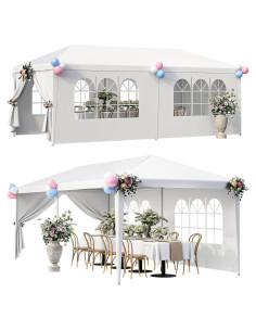 Carpa LEMY 10x6m para Eventos con Paredes Removibles