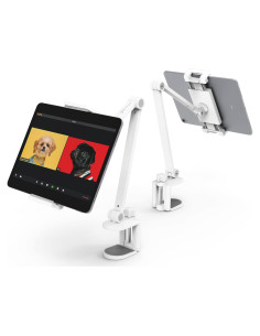 Soporte Ajustable para Tableta Inifispce Blanco 4.7''-13''