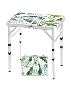 Mesa Plegable de Camping Yriuat 61x40 cm Ajustable Floral