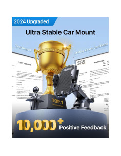 Soporte para teléfono de coche Andobil 3 en 1 negro 2