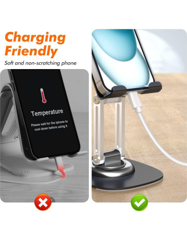 Soporte para Teléfono ZTGYGY Ajustable 360 Negro