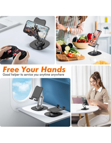 Soporte para Teléfono ZTGYGY Ajustable 360 Negro