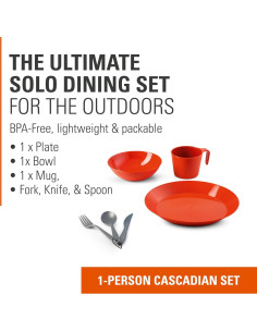 Juego de Mesa GSI Outdoors Cascadian para 1 Persona 6 Piezas 2