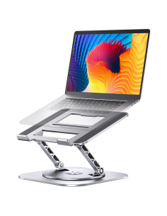 Soporte Laptop AOEVI Ajustable 360 Ergonómico Plata