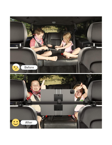 Soporte para Tableta de Coche Tryone Ajustable 4.7-12.9"