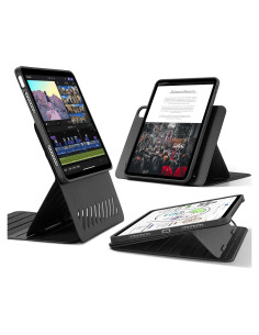 Funda ESR para iPad Air 11" y 10.9" Negra, Soporte Ajustable