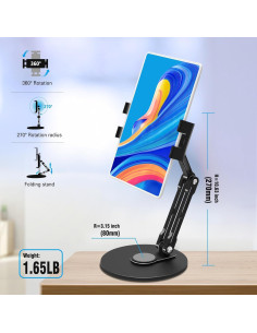 Soporte para Tablet Bimo BI-STD-48 Giratorio 360 4.7-15.6" 2