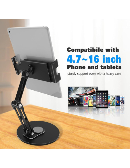 Soporte para Tablet Bimo BI-STD-48 Giratorio 360 4.7-15.6"