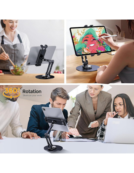 Soporte para Tablet Bimo BI-STD-48 Giratorio 360 4.7-15.6"