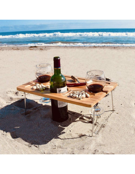 Mesa de Picnic Plegable Tirrinia para Vino 40x30 cm