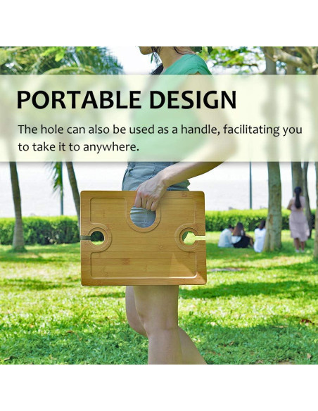 Mesa de Picnic Plegable Tirrinia para Vino 40x30 cm