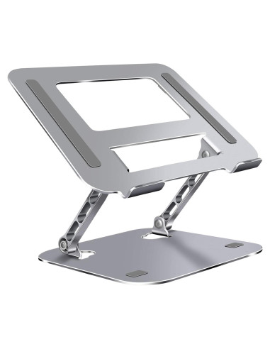 Soporte para Laptop FOBELEC Ajustable Ergonómico 9,07 kg Plata