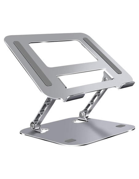 Soporte para Laptop FOBELEC Ajustable Ergonómico 9,07 kg Plata