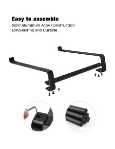 Soporte de Aluminio Thibault para Laptop 14-17" Ergonómico 2