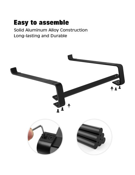 Soporte de Aluminio Thibault para Laptop 14-17" Ergonómico