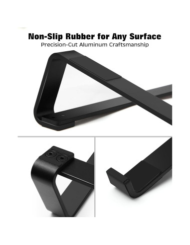 Soporte de Aluminio Thibault para Laptop 14-17" Ergonómico