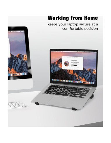 Soporte de Aluminio Thibault para Laptop 14-17" Ergonómico