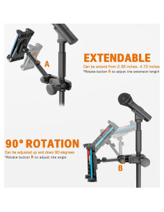 Soporte para Tableta Jubor JBST028 Ajustable 4.7 a 12.9" 2